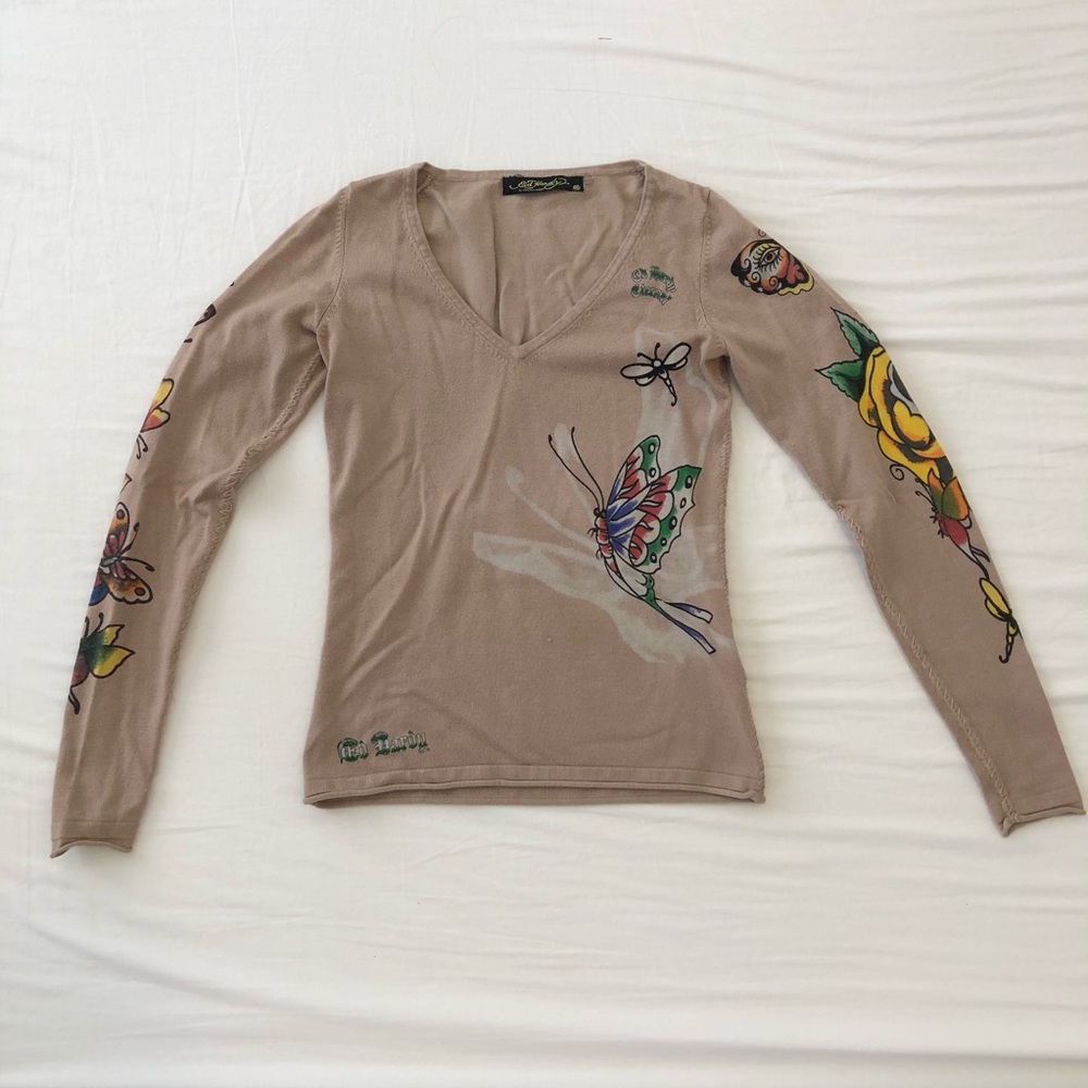 Ed Hardy V-neck Long-sleeve